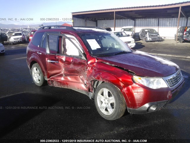 JF2SH6CC7AH749442 - 2010 SUBARU FORESTER RED photo 1