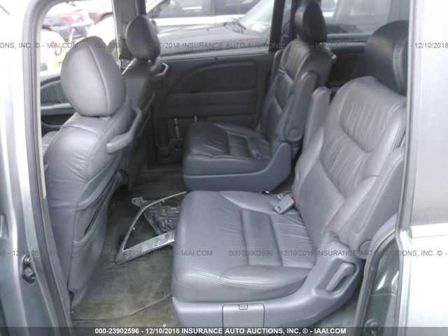 5FNRL38705B106572 - 2005 HONDA ODYSSEY EXL GRAY photo 8