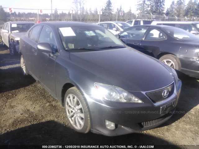 JTHCK262585021130 - 2008 LEXUS IS 250 GRAY photo 1