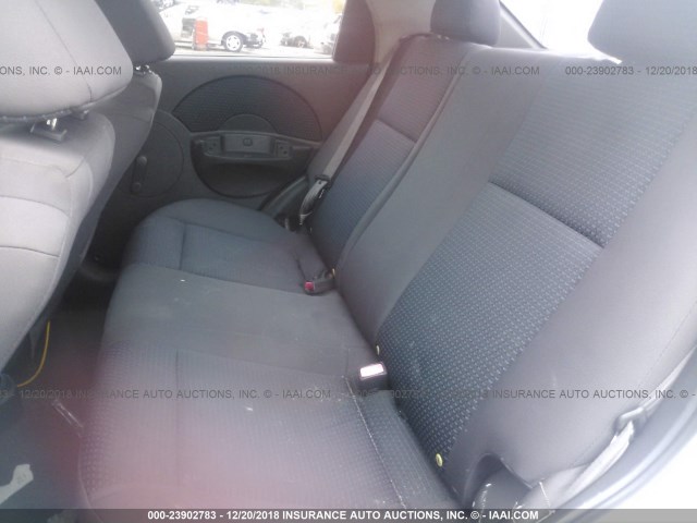 KL1TD56636B580603 - 2006 CHEVROLET AVEO LS GRAY photo 8