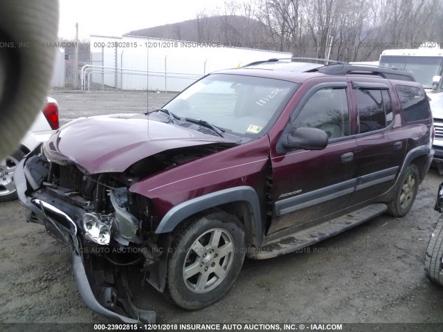 4NUET16S146700970 - 2004 ISUZU ASCENDER S/LS/LIMITED BURGUNDY photo 2