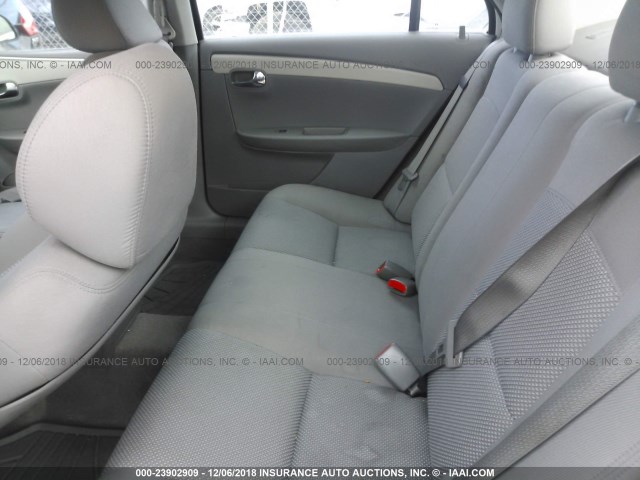 1G1ZA5EU0CF163674 - 2012 CHEVROLET MALIBU LS WHITE photo 8