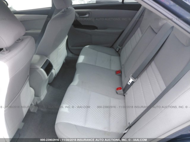 4T1BF1FK9HU648832 - 2017 TOYOTA CAMRY LE/XLE/SE/XSE BLUE photo 8