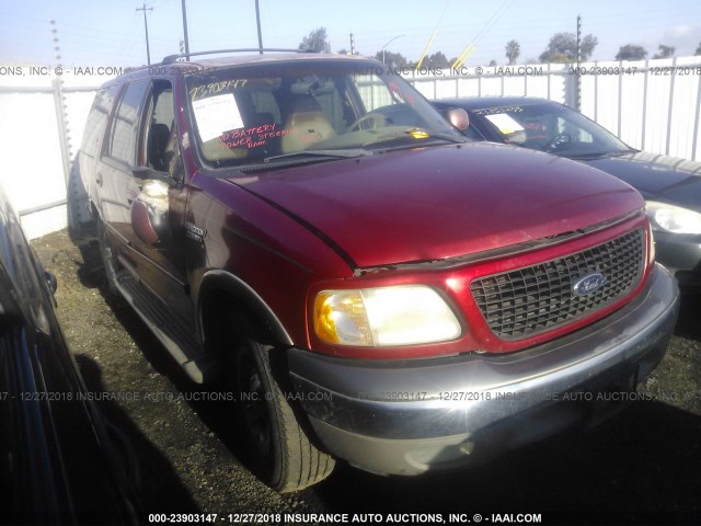 1FMRU17L8YLC20509 - 2000 FORD EXPEDITION EDDIE BAUER BURGUNDY photo 1