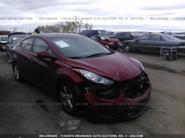 KMHDH4AE1DU728190 - 2013 HYUNDAI ELANTRA GLS/LIMITED RED photo 1