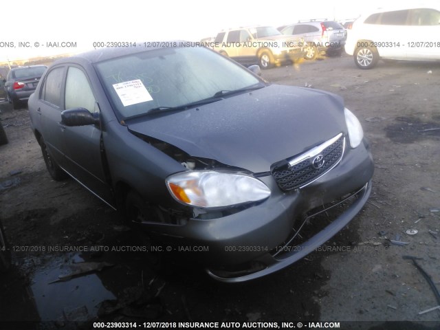 1NXBR32E88Z002166 - 2008 TOYOTA COROLLA CE/LE/S GRAY photo 1