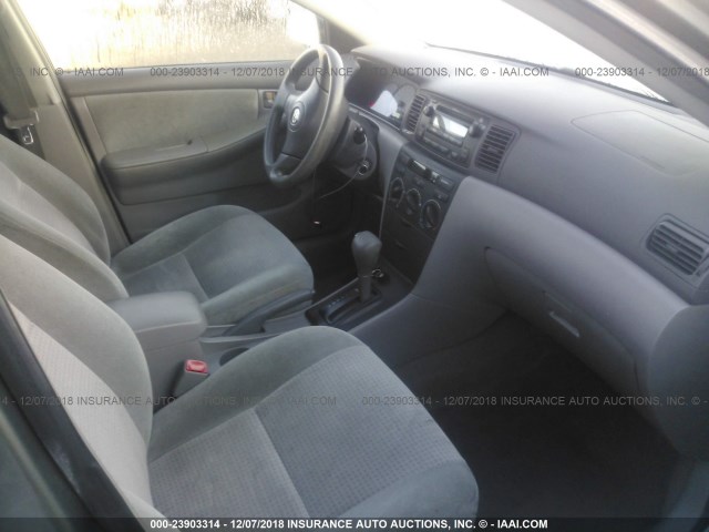 1NXBR32E88Z002166 - 2008 TOYOTA COROLLA CE/LE/S GRAY photo 5