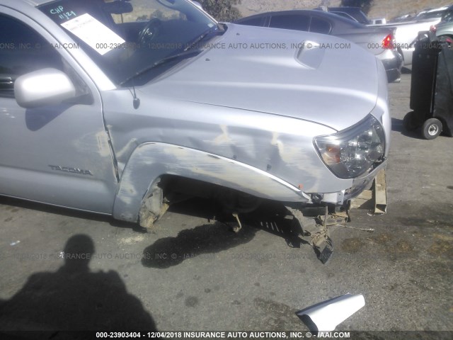 3TMJU62N49M084824 - 2009 TOYOTA TACOMA DOUBLE CAB PRERUNNER SILVER photo 6