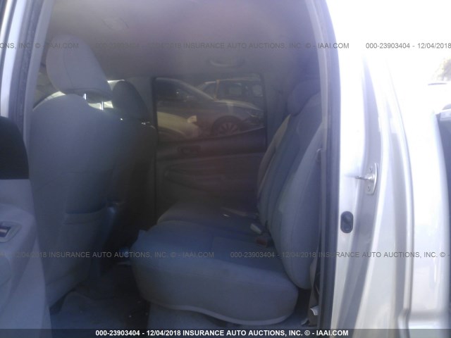 3TMJU62N49M084824 - 2009 TOYOTA TACOMA DOUBLE CAB PRERUNNER SILVER photo 8