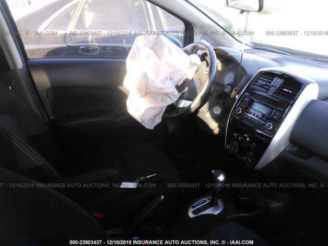 3N1CE2CP0FL390339 - 2015 NISSAN VERSA NOTE S/S PLUS/SV/SL/SR TEAL photo 5