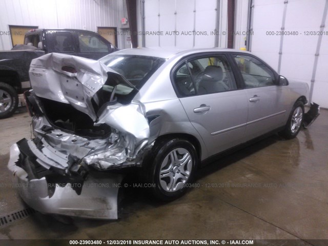 1G1ZS58N77F238734 - 2007 CHEVROLET MALIBU LS 银色 照片 4