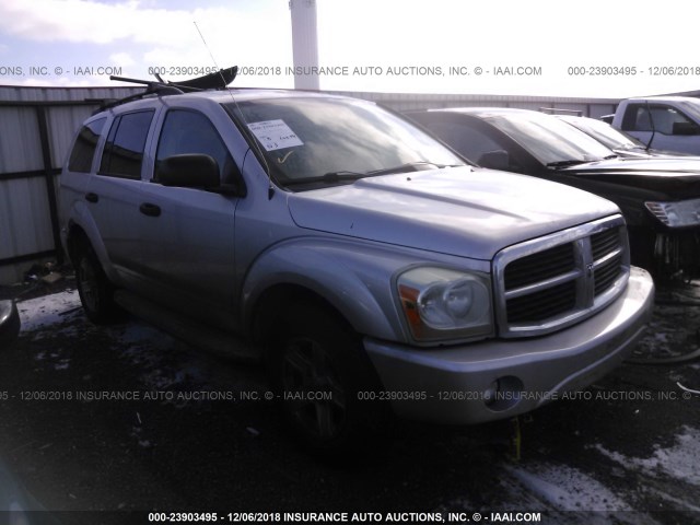 1D4HB48D05F564735 - 2005 DODGE DURANGO SLT SILVER photo 1