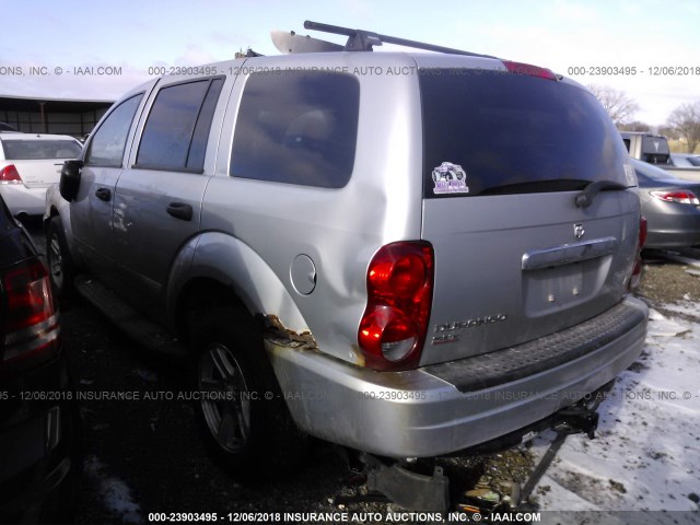 1D4HB48D05F564735 - 2005 DODGE DURANGO SLT SILVER photo 3