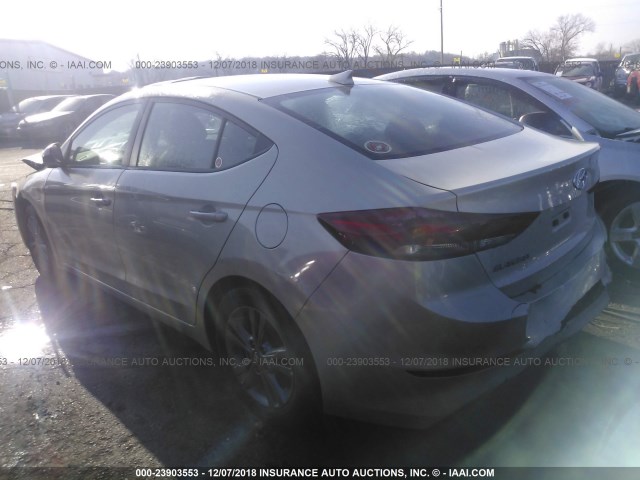 5NPD84LF9HH134036 - 2017 HYUNDAI ELANTRA SE/VALUE/LIMITED GOLD photo 3