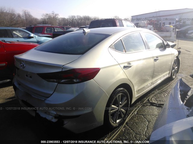 5NPD84LF9HH134036 - 2017 HYUNDAI ELANTRA SE/VALUE/LIMITED GOLD photo 4