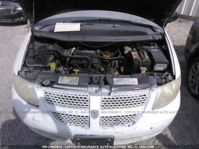 1D4GP24R14B532160 - 2004 DODGE GRAND CARAVAN  WHITE photo 10