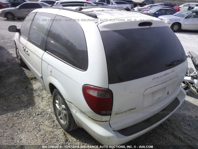 1D4GP24R14B532160 - 2004 DODGE GRAND CARAVAN  WHITE photo 3