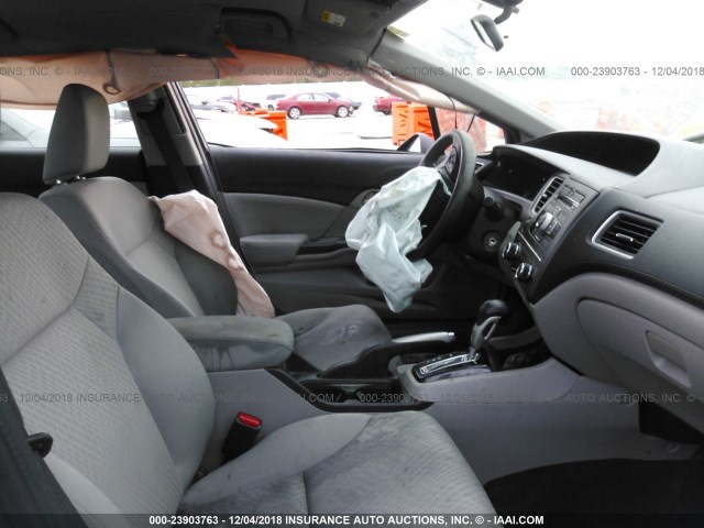 2HGFB2F64EH522002 - 2014 HONDA CIVIC HF GRAY photo 5