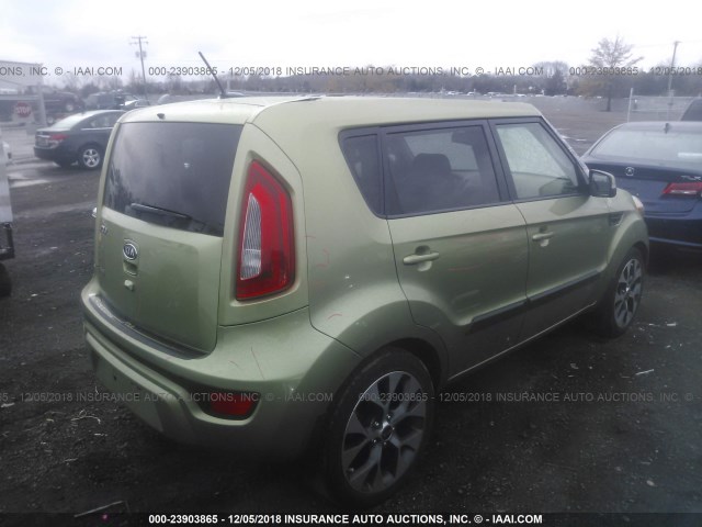 KNDJT2A69C7403514 - 2012 KIA SOUL +/!/SPORT GREEN photo 4