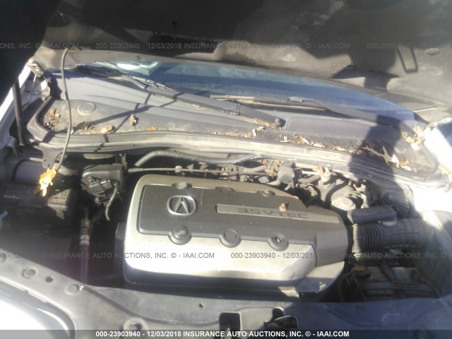 2HNYD18743H536054 - 2003 ACURA MDX TOURING SILVER photo 10