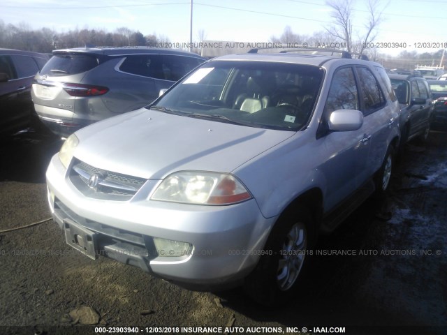 2HNYD18743H536054 - 2003 ACURA MDX TOURING SILVER photo 2