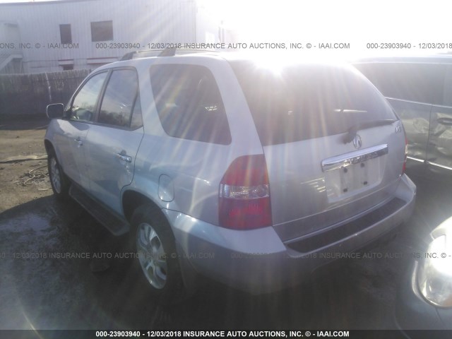 2HNYD18743H536054 - 2003 ACURA MDX TOURING SILVER photo 3