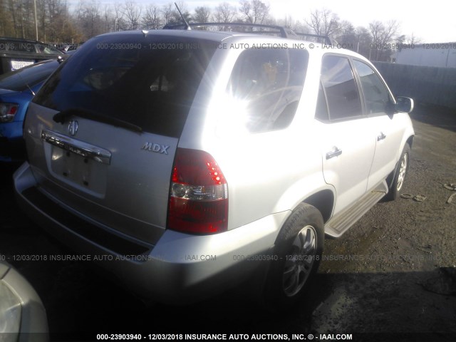 2HNYD18743H536054 - 2003 ACURA MDX TOURING SILVER photo 4