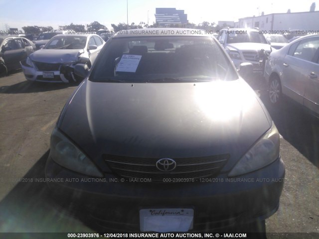 4T1BE32K23U703148 - 2003 TOYOTA CAMRY LE/XLE/SE GRAY photo 6