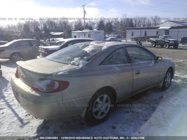 2T1CF22P92C595473 - 2002 TOYOTA CAMRY SOLARA SE/SLE ოქროსფერი ფოტო 4