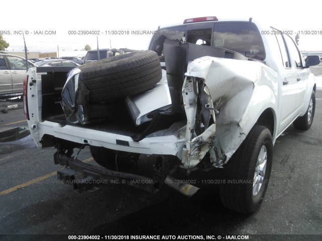 1N6AD0ERXHN765700 - 2017 NISSAN FRONTIER S/SV/SL/PRO-4X WHITE photo 6