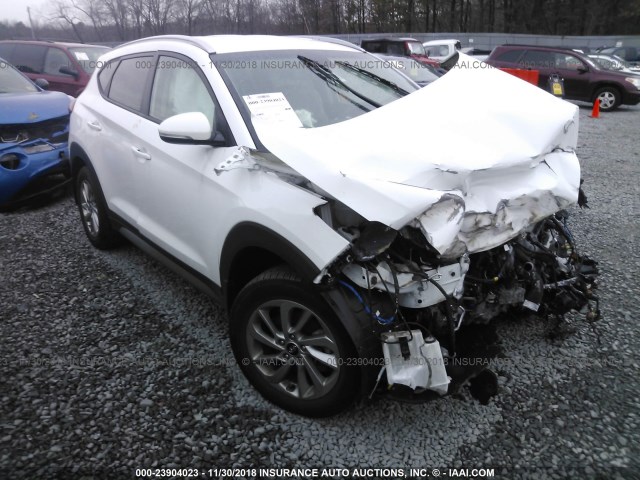 KM8J3CA21HU285367 - 2017 HYUNDAI TUCSON LIMITED/SPORT AND ECO/SE WHITE photo 1