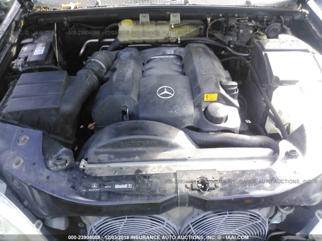 4JGAB57E83A421388 - 2003 MERCEDES-BENZ ML 350 BLACK photo 10