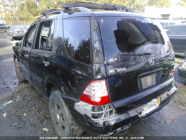 4JGAB57E83A421388 - 2003 MERCEDES-BENZ ML 350 BLACK photo 6