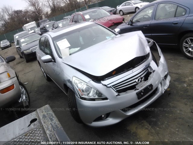 JN1CV6AR6BM350794 - 2011 INFINITI G37 SILVER photo 1