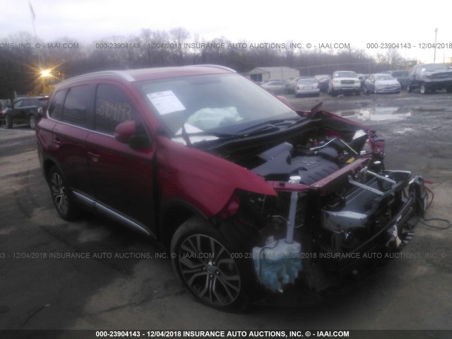 JA4AZ3A3XJZ013026 - 2018 MITSUBISHI OUTLANDER SE/SEL RED photo 1