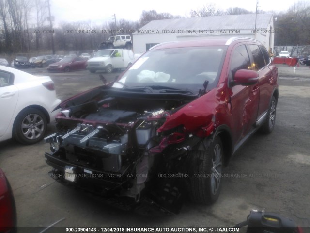 JA4AZ3A3XJZ013026 - 2018 MITSUBISHI OUTLANDER SE/SEL RED photo 6