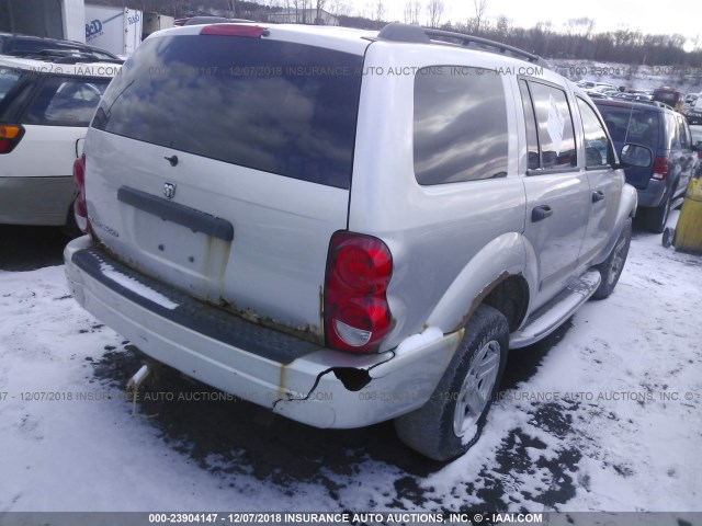 1D4HB58D25F545187 - 2005 DODGE DURANGO LIMITED GRAY photo 4