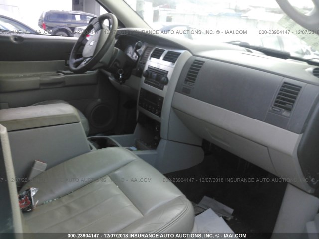 1D4HB58D25F545187 - 2005 DODGE DURANGO LIMITED GRAY photo 5