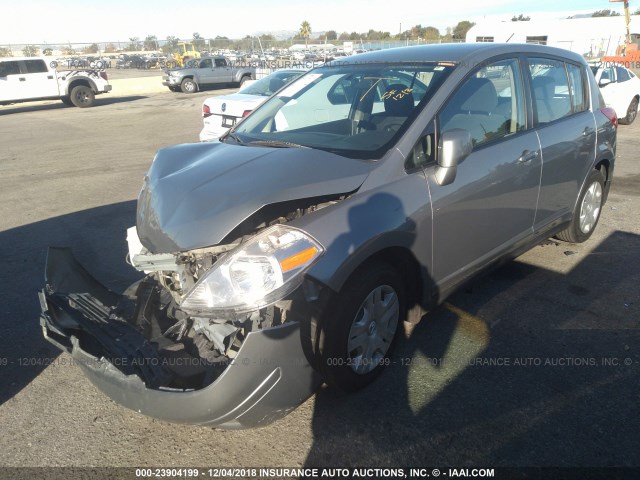 3N1BC1CPXCK223791 - 2012 NISSAN VERSA S/SL GRAY photo 2