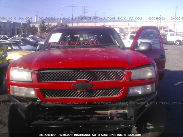 2GCEC13T251396615 - 2005 CHEVROLET SILVERADO C1500 RED photo 6