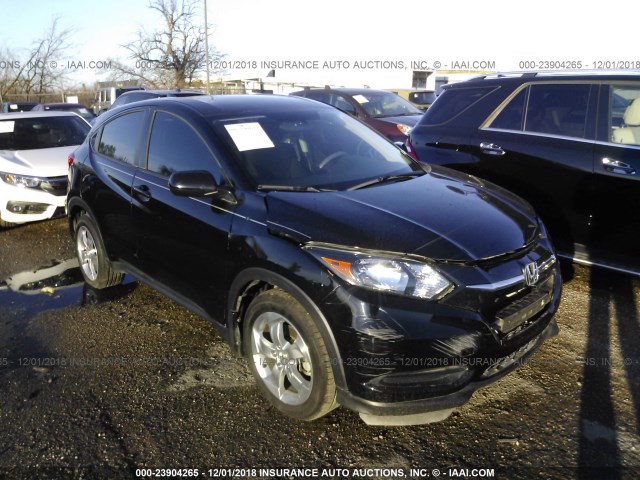 3CZRU6H34GM766957 - 2016 HONDA HR-V LX BLACK photo 1