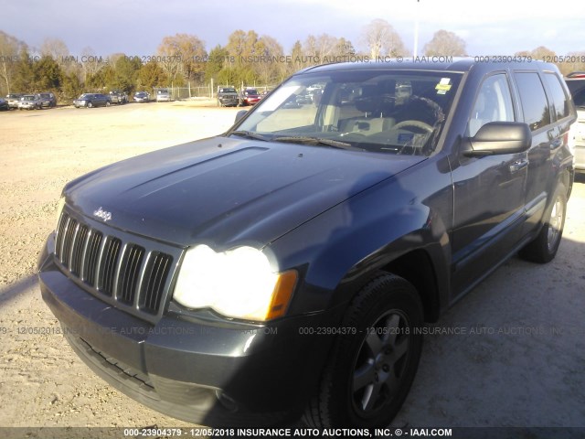 1J8GS48K68C121317 - 2008 JEEP GRAND CHEROKEE LAREDO GRAY photo 2