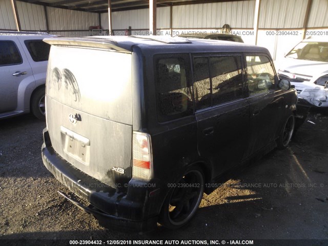 JTLKT334064036227 - 2006 TOYOTA SCION XB 黑色 照片 4
