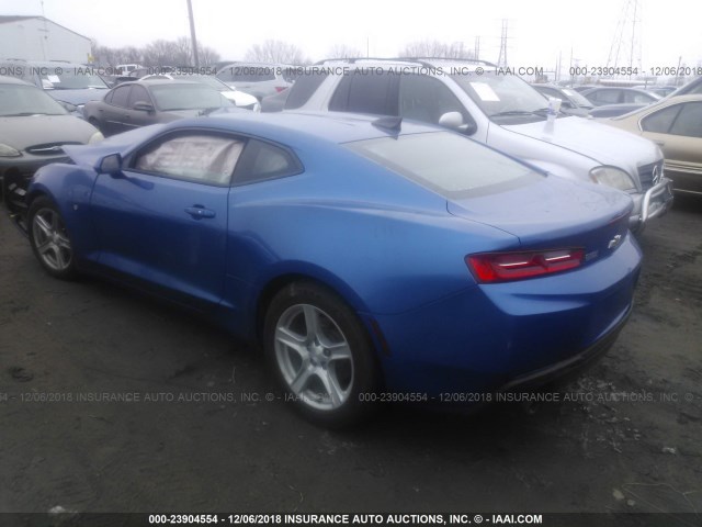 1G1FA1RX7H0209382 - 2017 CHEVROLET CAMARO LS/LT BLUE photo 3