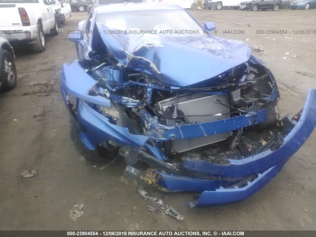 1G1FA1RX7H0209382 - 2017 CHEVROLET CAMARO LS/LT BLUE photo 6