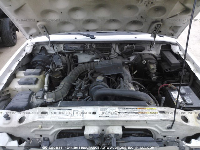 4F4YR12CXWTM39288 - 1998 MAZDA B2500 WHITE photo 10