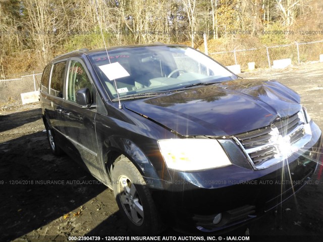 2D4RN5D15AR173080 - 2010 DODGE GRAND CARAVAN SXT BLACK photo 1