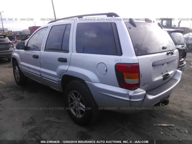 1J4GW48N24C135757 - 2004 JEEP GRAND CHEROKEE LAREDO/COLUMBIA/FREEDOM 银色 照片 3