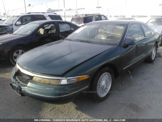 1LNLM91V3RY735906 - 1994 LINCOLN MARK VIII GREEN photo 2