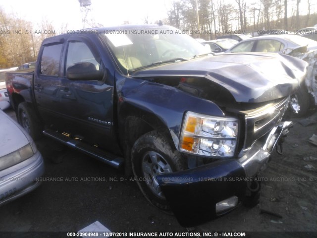 3GCEK23M19G216815 - 2009 CHEVROLET SILVERADO K1500 LT BLUE photo 1